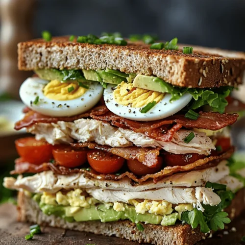 The Cobb Salad Sandwich Delight is an innovative culinary creation that combines the classic flavors of a beloved salad with the comforting familiarity of a sandwich. Imagine layers of fresh vegetables, protein-rich ingredients, and creamy dressings all nestled between two slices of hearty bread. This sandwich isn't just a meal; it's a celebration of wholesome ingredients that offer both flavor and nutrition. As we continue to navigate through our busy lives, the importance of incorporating healthy ingredients into our meals has never been clearer. The Cobb Salad Sandwich Delight serves as a perfect solution for those looking to enjoy a nutritious yet satisfying lunch or light dinner option.