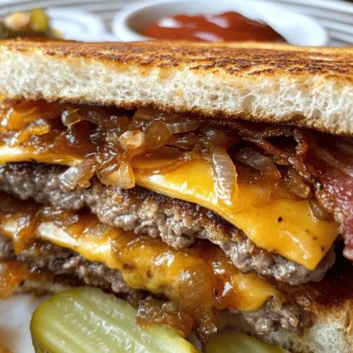 In the realm of comfort food, few dishes can compete with the mouthwatering allure of a Bacon Cheeseburger Patty Melt. This delectable creation marries the best of a classic cheeseburger with the cozy familiarity of a grilled cheese sandwich, resulting in a culinary experience that is both satisfying and unforgettable. Imagine juicy ground beef, crisp bacon, and gooey melted cheese, all nestled between two slices of perfectly toasted rye bread. This article will guide you through the process of crafting your very own Bacon Cheeseburger Patty Melt, complete with detailed instructions and insights into each ingredient that makes this dish a standout at any meal.
