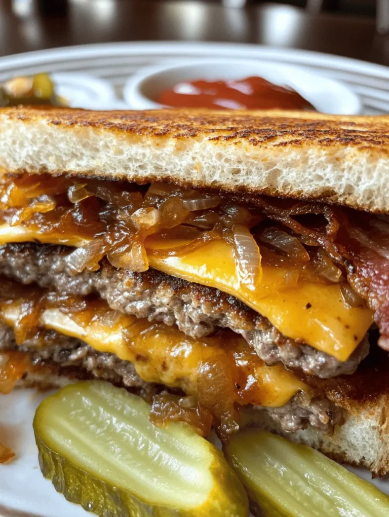 In the realm of comfort food, few dishes can compete with the mouthwatering allure of a Bacon Cheeseburger Patty Melt. This delectable creation marries the best of a classic cheeseburger with the cozy familiarity of a grilled cheese sandwich, resulting in a culinary experience that is both satisfying and unforgettable. Imagine juicy ground beef, crisp bacon, and gooey melted cheese, all nestled between two slices of perfectly toasted rye bread. This article will guide you through the process of crafting your very own Bacon Cheeseburger Patty Melt, complete with detailed instructions and insights into each ingredient that makes this dish a standout at any meal.