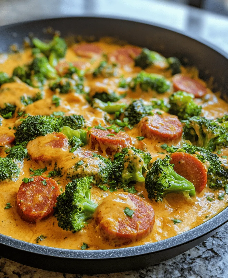 One-pan meals have gained immense popularity in recent years, and for good reason. They offer a streamlined cooking process that minimizes cleanup while maximizing flavor. With just a single skillet to manage, you can spend less time washing dishes and more time enjoying your meal. The Creamy Kielbasa Broccoli Skillet is a prime example of how one-pan cooking can deliver a dish that is both nutritious and indulgent.