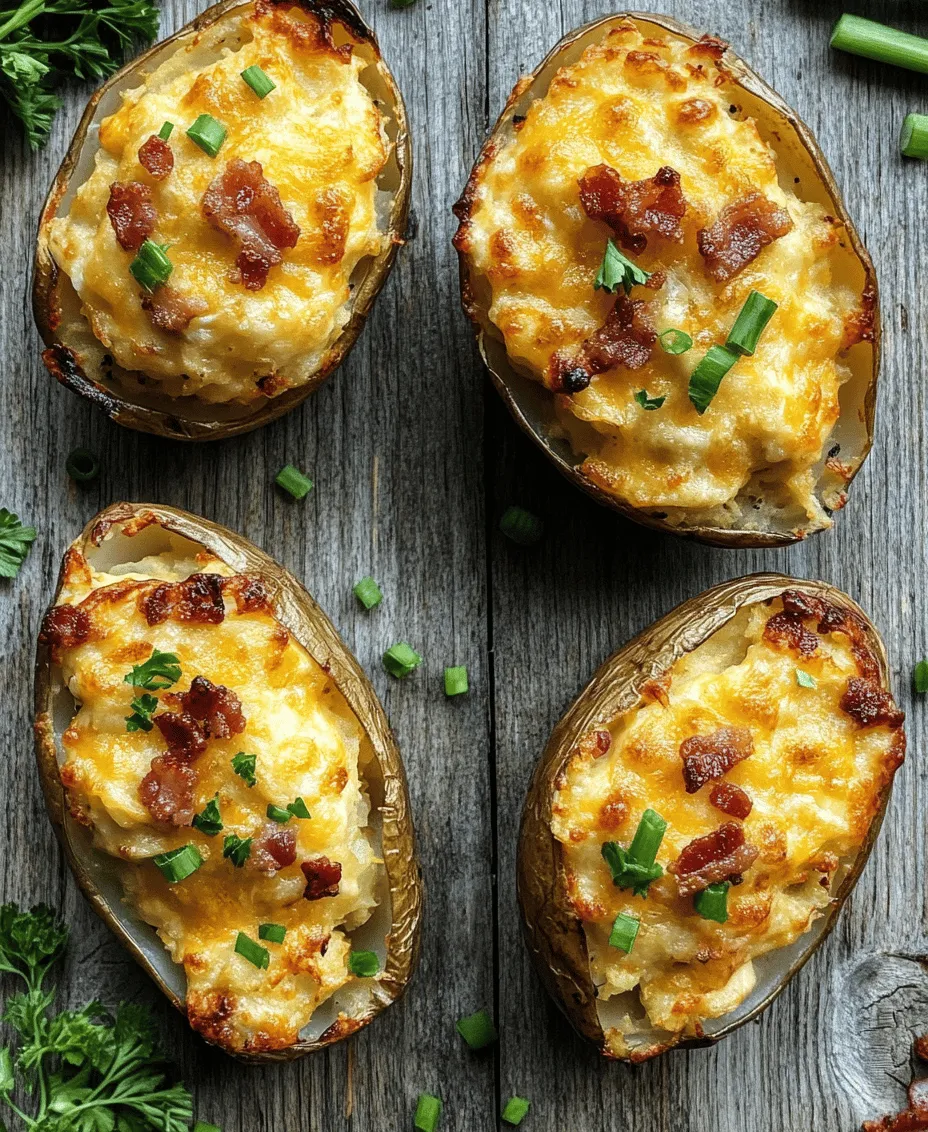 Baked potatoes have long been a beloved staple in kitchens around the world. Their versatility allows them to be enjoyed in countless ways, from simple butter and salt to elaborate toppings that elevate them into gourmet territory. Among the many variations, Twice Baked Potatoes stand out as a comforting and indulgent option that combines the heartiness of potatoes with creamy fillings and cheesy toppings. This recipe for Twice Baked Potatoes Delight takes this classic dish to new heights, ensuring every bite is a delightful experience.