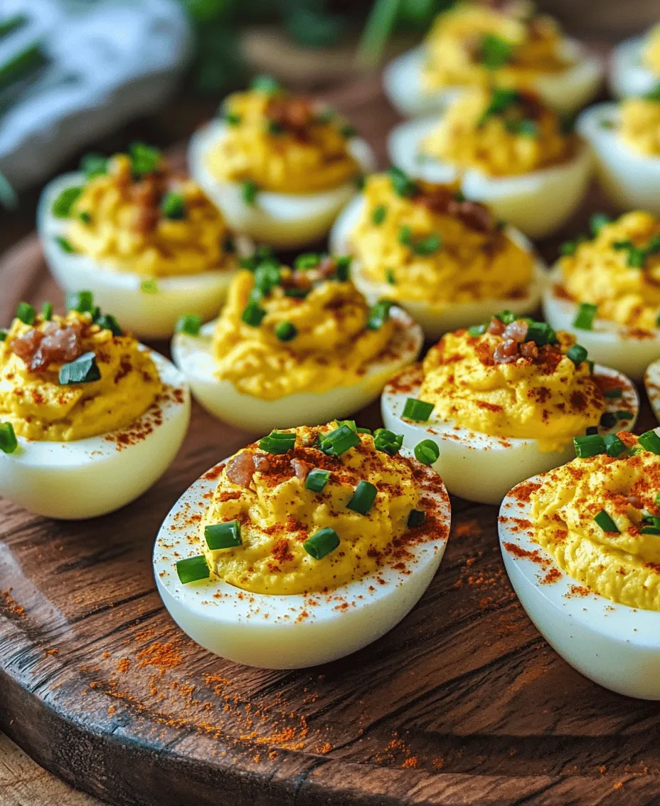 Deviled eggs are a beloved classic appetizer that has graced tables at gatherings, picnics, and potlucks for generations. Their creamy filling and satisfying texture make them a go-to choice for finger food enthusiasts. However, if you're looking to elevate this timeless dish, look no further than the addition of bacon. The savory, smoky flavor of crispy bacon transforms traditional deviled eggs into a gourmet experience that tantalizes the taste buds and impresses guests.