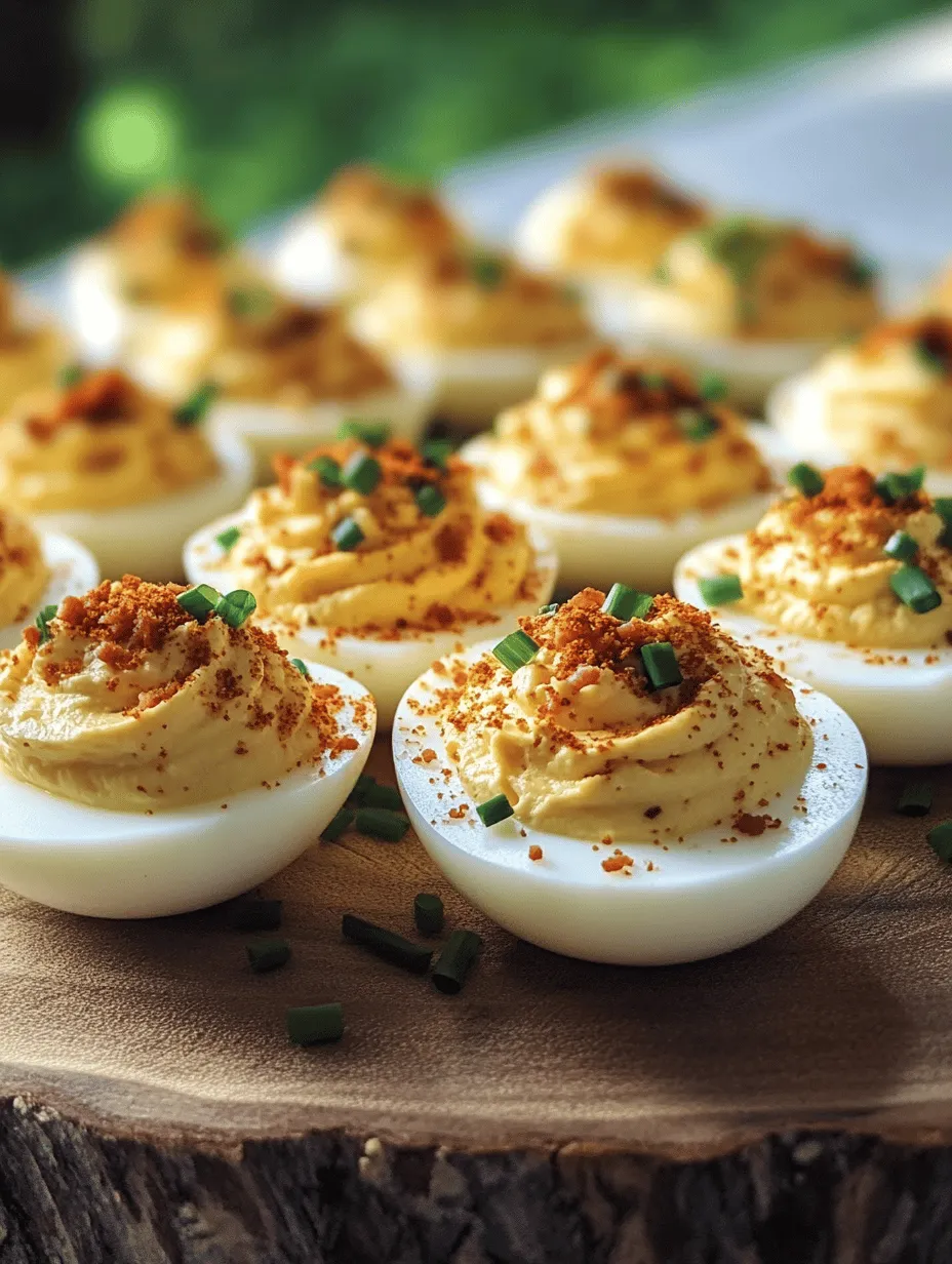 Deviled eggs are a beloved classic appetizer that has graced tables at gatherings, picnics, and potlucks for generations. Their creamy filling and satisfying texture make them a go-to choice for finger food enthusiasts. However, if you're looking to elevate this timeless dish, look no further than the addition of bacon. The savory, smoky flavor of crispy bacon transforms traditional deviled eggs into a gourmet experience that tantalizes the taste buds and impresses guests.