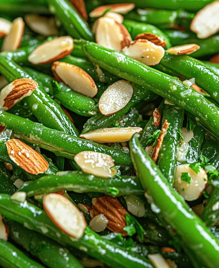 The history of Green Beans Almondine is rooted in French cuisine, where it is known as 