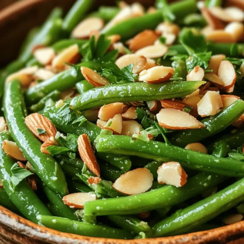 The history of Green Beans Almondine is rooted in French cuisine, where it is known as "Haricots Verts Amandine." This dish showcases the French culinary tradition of elevating simple ingredients to create something exceptional. The use of green beans and almonds reflects the French approach to cooking, which emphasizes fresh produce and quality ingredients.