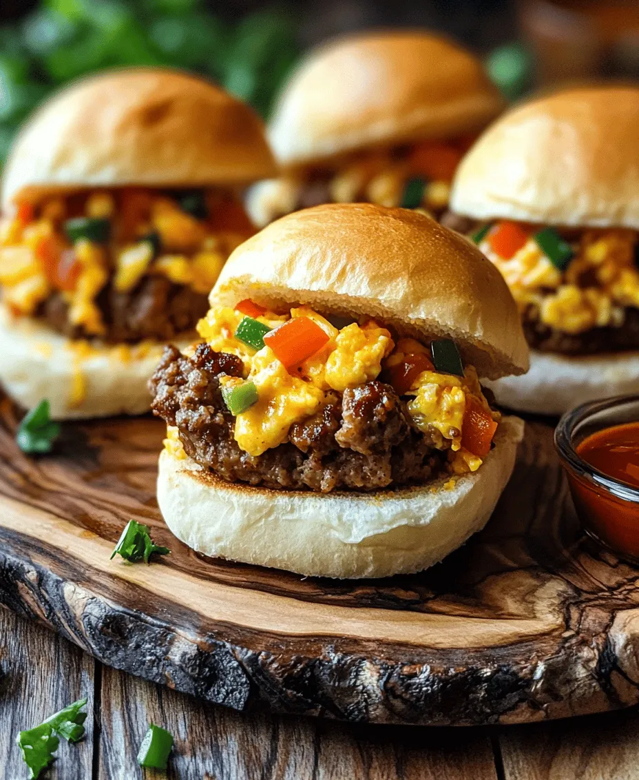 Cowboy Breakfast Sliders are not just a meal; they are a celebration of hearty flavors and comforting textures that set the perfect tone for your day. This dish is a delightful combination of savory ground beef, spicy breakfast sausage, fluffy scrambled eggs, and melted cheese, all sandwiched between soft slider buns. Whether you're hosting a family brunch, gearing up for a game day gathering, or simply craving a satisfying breakfast, these sliders promise to be a hit among both adults and kids alike.