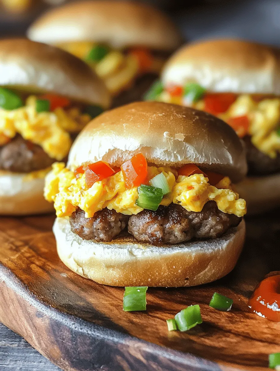 Cowboy Breakfast Sliders are not just a meal; they are a celebration of hearty flavors and comforting textures that set the perfect tone for your day. This dish is a delightful combination of savory ground beef, spicy breakfast sausage, fluffy scrambled eggs, and melted cheese, all sandwiched between soft slider buns. Whether you're hosting a family brunch, gearing up for a game day gathering, or simply craving a satisfying breakfast, these sliders promise to be a hit among both adults and kids alike.