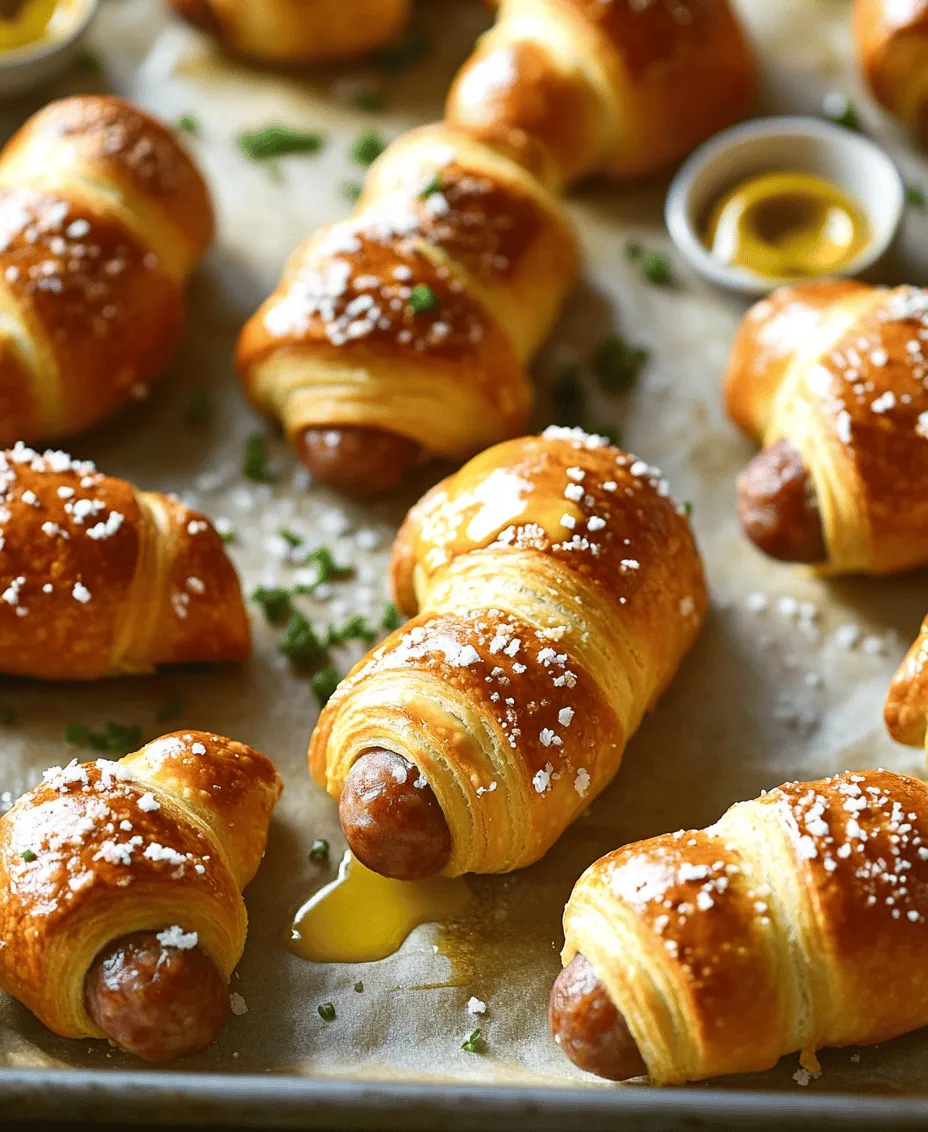 When it comes to party snacks, few things can compete with the irresistible combination of flavors found in Pretzel Pigs in a Blanket. This delightful dish takes the classic pigs in a blanket to the next level by enveloping mini sausages in a soft, chewy pretzel dough, resulting in a snack that is both comforting and satisfying. Whether you're hosting a game day gathering, a birthday party, or simply looking for a fun family treat, this recipe is bound to impress your guests and tantalize your taste buds.