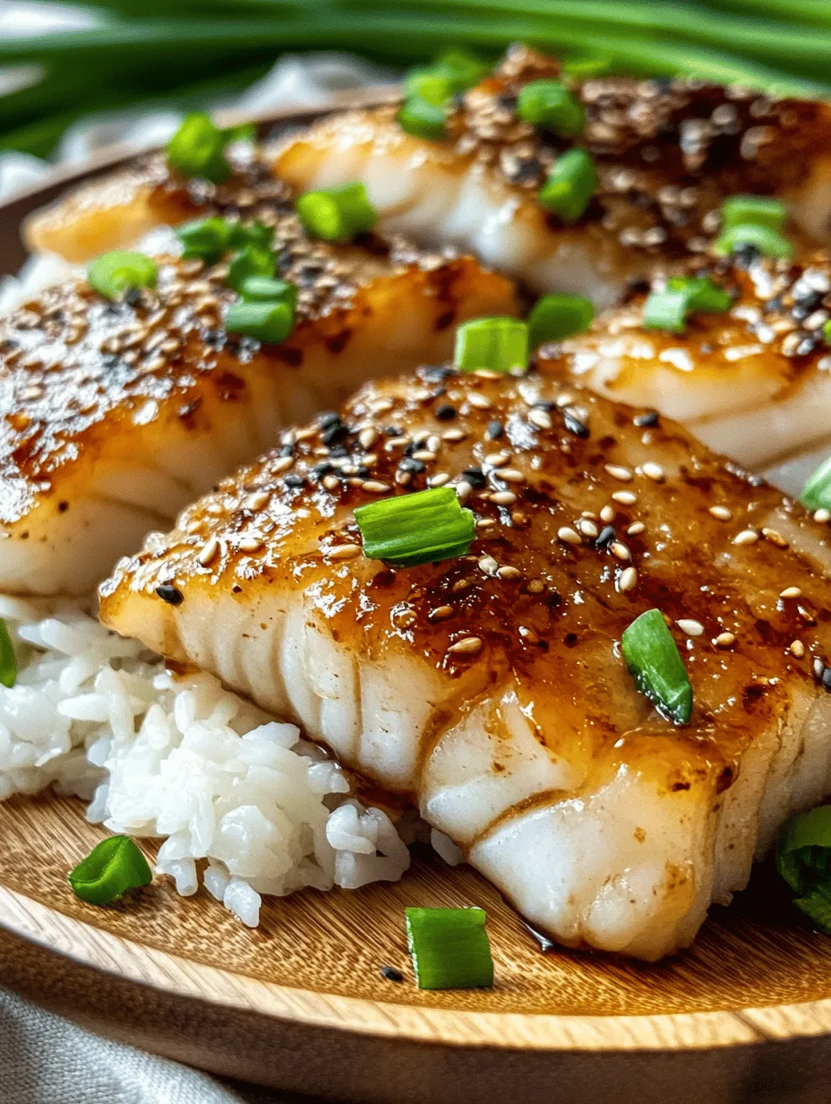 If you’re searching for a dish that perfectly balances flavor with health, look no further than Ginger Soy-Glazed Cod. This delightful recipe combines the tender, flaky texture of cod with a rich marinade that is both savory and slightly sweet, ensuring that your taste buds are tantalized with every bite. The beauty of this dish lies in its simplicity — it showcases how a handful of fresh ingredients can create an exquisite meal that is not only delicious but also packed with nutritional benefits.