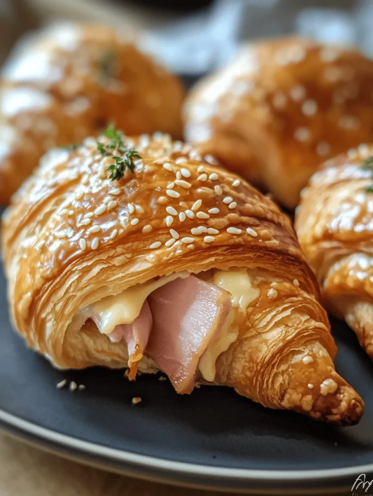 Croissants have long been a beloved staple in bakeries around the world, celebrated for their buttery, flaky texture and versatility. Their popularity has inspired countless creative recipes, ranging from sweet to savory, making them a go-to choice for any meal of the day. Among these delightful creations, the Savory Ham & Cheese Croissant Delight stands out as a perfect fusion of flavors and textures, delivering a satisfying experience for both the palate and the senses.