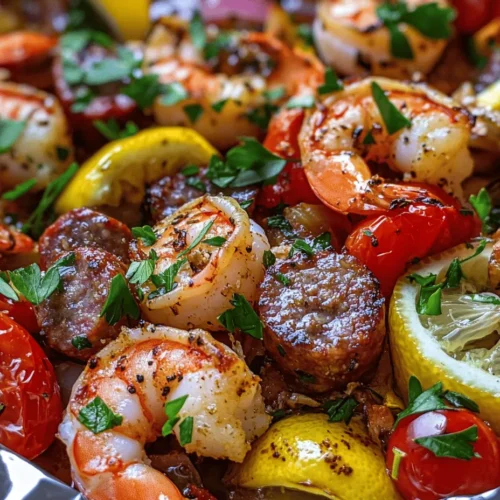 The first step to crafting a delicious garlic shrimp and sausage foil pack is to understand the key ingredients that make this recipe shine. The star components include shrimp, smoked sausage, garlic, and an array of fresh vegetables. Let’s delve deeper into each of these ingredients and their significance in the dish.