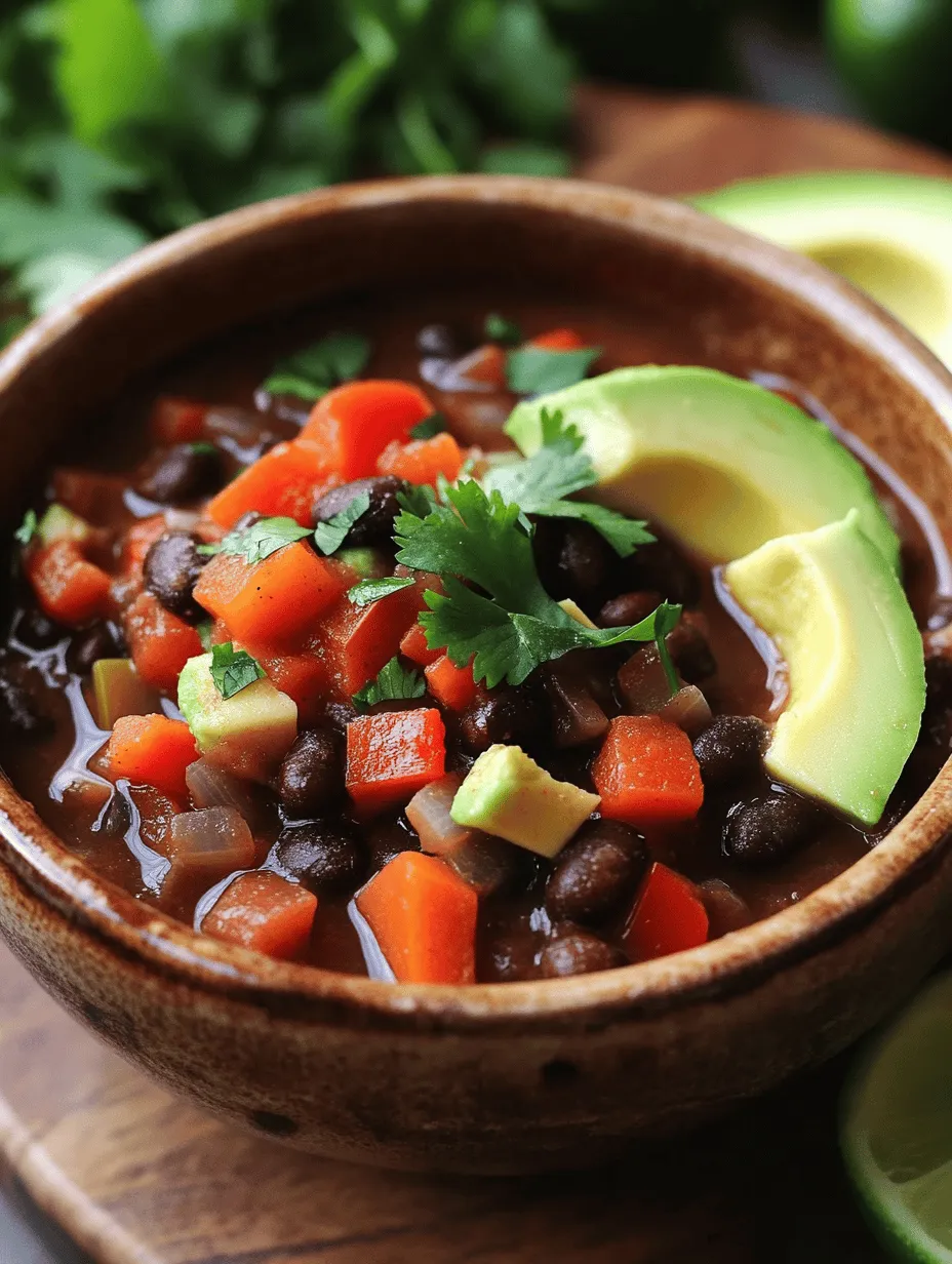 Savory Black Bean Delight is a dish that showcases the rich, earthy flavors of black beans, a staple ingredient in many cuisines around the world. This delightful recipe is not only a feast for the taste buds but also a celebration of health, making it a perfect choice for anyone looking to incorporate more plant-based meals into their diet. The appeal of this dish lies in its versatility; it can be served as a hearty main course, a flavorful side dish, or even as a filling for tacos and burritos. Whether you're a meat lover, vegetarian, or vegan, Savory Black Bean Delight promises to satisfy your cravings while nourishing your body.