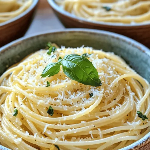 Spaghetti Limone is a refreshing, zesty pasta dish that perfectly embodies the essence of Italian cuisine. This simple yet flavorful recipe showcases the beauty of fresh ingredients, making it a favorite among pasta lovers. The combination of bright lemon, fragrant garlic, and nutty Parmesan cheese creates a harmonious balance that elevates the humble spaghetti to new heights. Whether you are looking for a light dinner option or a sophisticated dish to impress guests, Spaghetti Limone is a delightful choice that is sure to please.