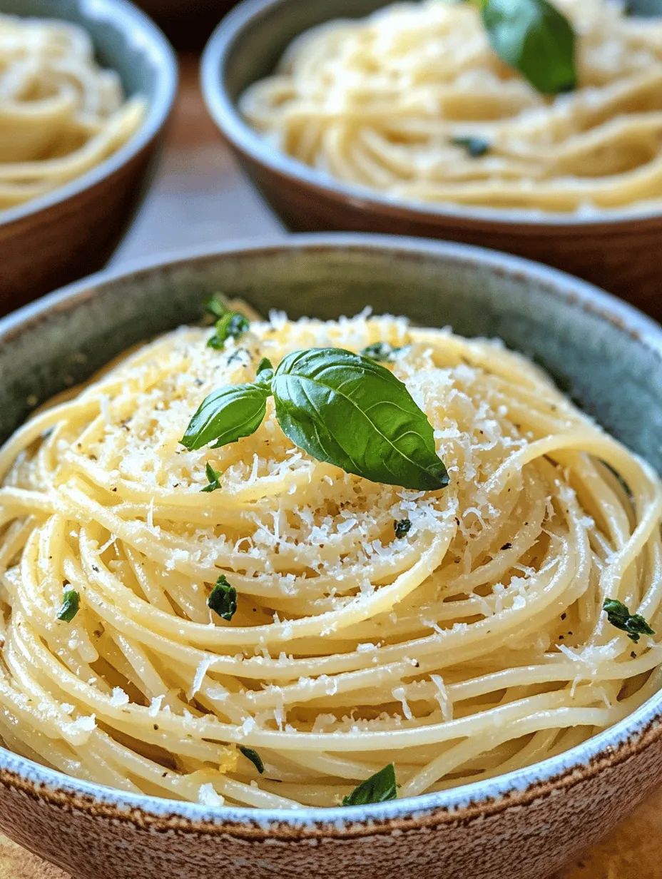 Spaghetti Limone is a refreshing, zesty pasta dish that perfectly embodies the essence of Italian cuisine. This simple yet flavorful recipe showcases the beauty of fresh ingredients, making it a favorite among pasta lovers. The combination of bright lemon, fragrant garlic, and nutty Parmesan cheese creates a harmonious balance that elevates the humble spaghetti to new heights. Whether you are looking for a light dinner option or a sophisticated dish to impress guests, Spaghetti Limone is a delightful choice that is sure to please.