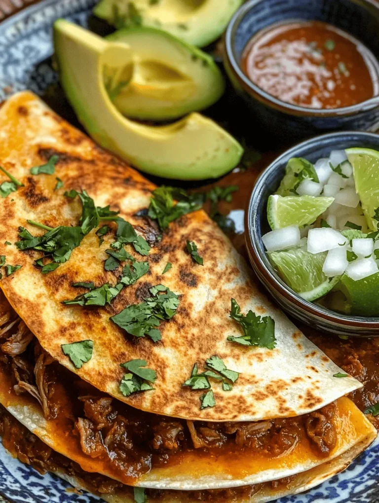 Birria quesadillas are a delightful fusion of two beloved Mexican dishes that have taken the culinary world by storm. Combining the rich, savory flavors of birria with the gooey, comforting texture of quesadillas, this dish represents a perfect blend of tradition and innovation. Originally hailing from the western Mexican state of Jalisco, birria is a slow-cooked meat stew renowned for its vibrant spices and tender meat. In recent years, birria quesadillas have gained immense popularity, not just in Mexico but across the globe, captivating food lovers with their unique taste and irresistible appeal.