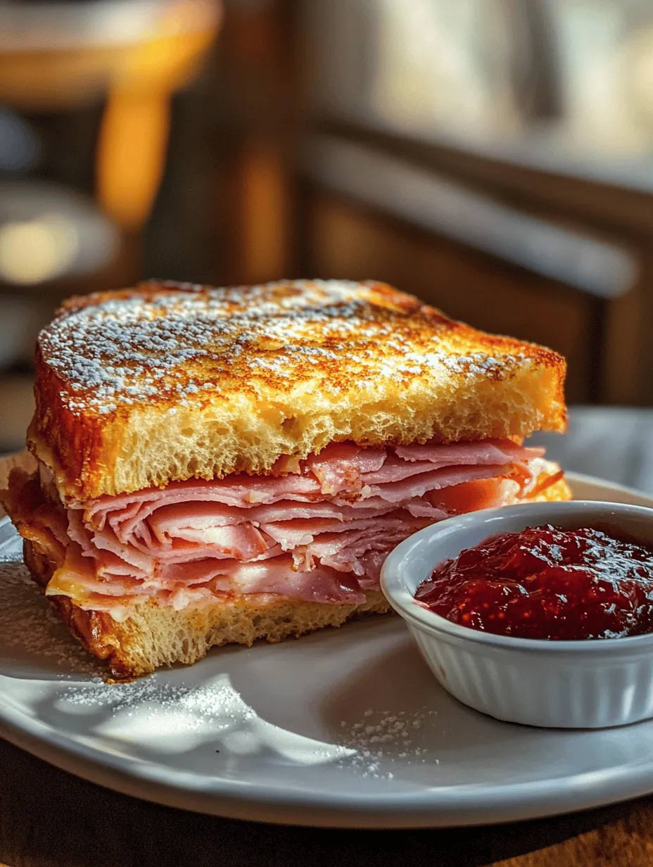 The Monte Cristo sandwich is a delightful culinary creation that has captured the hearts of food lovers across the globe. This unique sandwich artfully combines the savory flavors of ham, turkey, and cheese, encased within a luscious, French toast-like exterior. Often served warm and elegantly dusted with powdered sugar, the Monte Cristo stands out as a beloved choice for brunch or a hearty lunch. Its rich flavors and satisfying texture make it a versatile dish suitable for various occasions, whether you're hosting a weekend brunch or enjoying a casual meal at home.