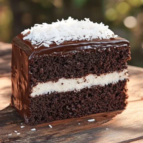 Imagine a cake that brings together the rich, decadent taste of chocolate with the tropical essence of coconut. The Chocolate Coconut Bounty Cake is not only a feast for the taste buds but also a visual delight, perfect for any occasion—from festive celebrations to a simple indulgent treat at home. Inspired by the beloved Bounty chocolate bar, this cake captures the essence of its flavors, making it an irresistible choice for chocolate and coconut lovers alike.