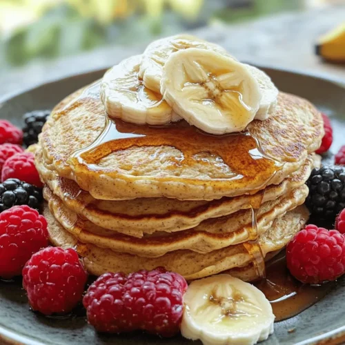 Homemade pancakes offer a unique sense of accomplishment and comfort. Unlike store-bought or frozen options, homemade pancakes can be customized to suit individual tastes and dietary needs. The process of mixing ingredients and flipping pancakes can transform an ordinary morning into a special occasion. With this Fluffy Banana Oat Pancakes recipe, you’ll discover a simple yet delicious way to enjoy breakfast while also incorporating wholesome ingredients.