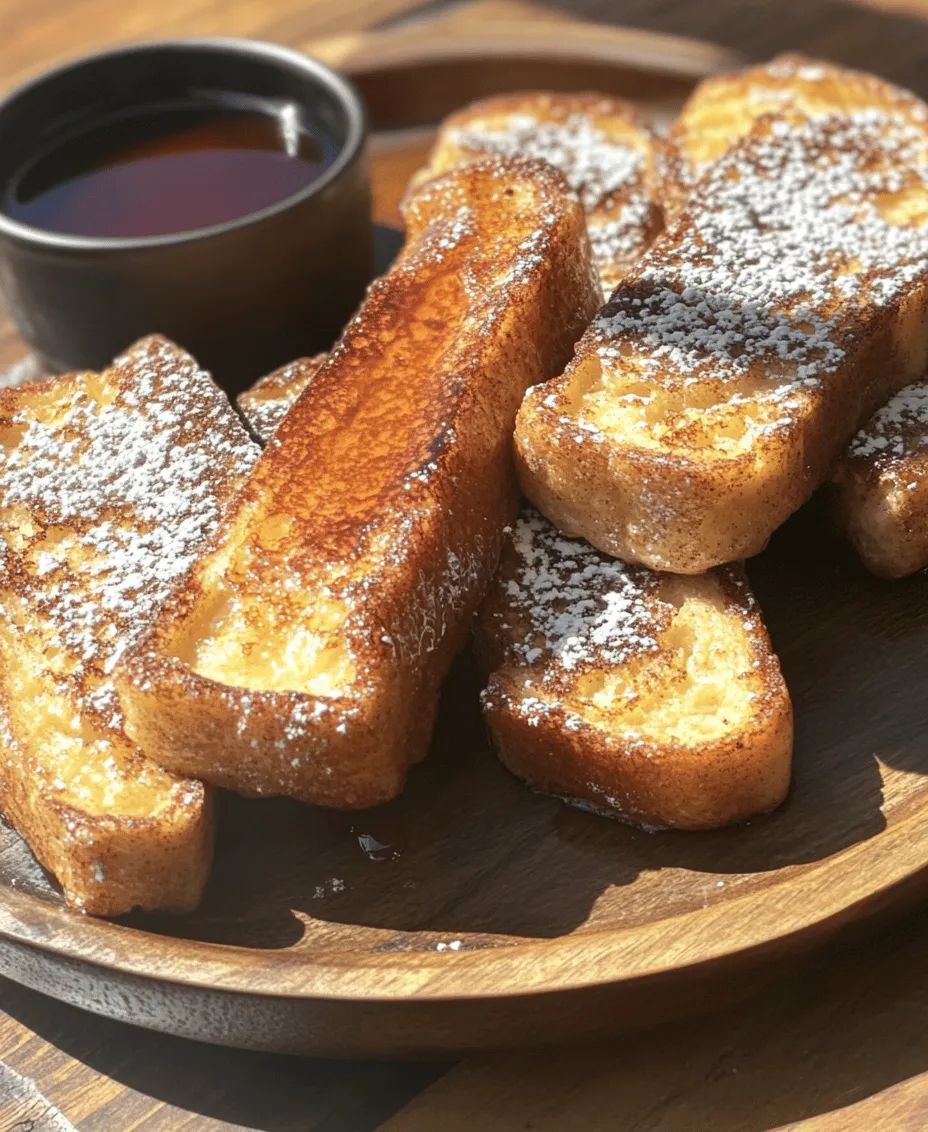 French toast is a breakfast staple beloved by many, celebrated for its warm, comforting flavors and the delightful aroma that wafts through the kitchen as it cooks. Whether enjoyed on a lazy Sunday morning or served at a festive brunch gathering, this dish brings a sense of nostalgia and comfort. However, if you're looking to elevate this classic breakfast option, look no further than the Cinnamon French Toast Sticks.