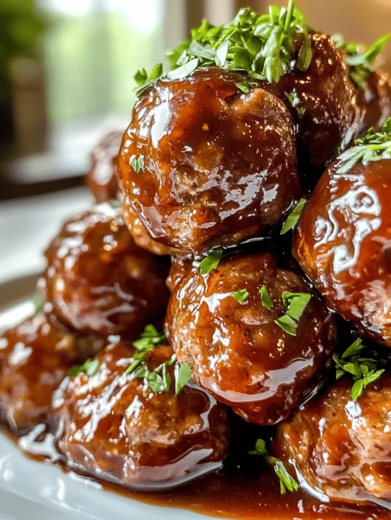 Creating the perfect Sweet & Tangy Crockpot BBQ Jelly Meatballs starts with understanding the core components that contribute to the dish's deliciousness. Each ingredient plays a pivotal role in achieving the ideal balance of flavors and textures, so let's break them down.