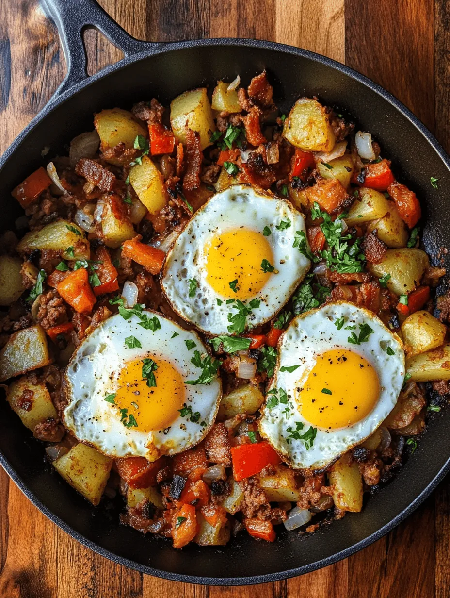 Breakfast hashes have become a beloved staple in many households, celebrated for their hearty nature and incredible versatility. These one-pan meals make for a comforting start to the day or a satisfying brunch option for gatherings with family and friends. At the heart of our Chorizo Breakfast Hash are three star ingredients: spicy chorizo, savory bacon, and golden smashed potatoes. Each element contributes to a dish that is not only filling but also packed with flavor.