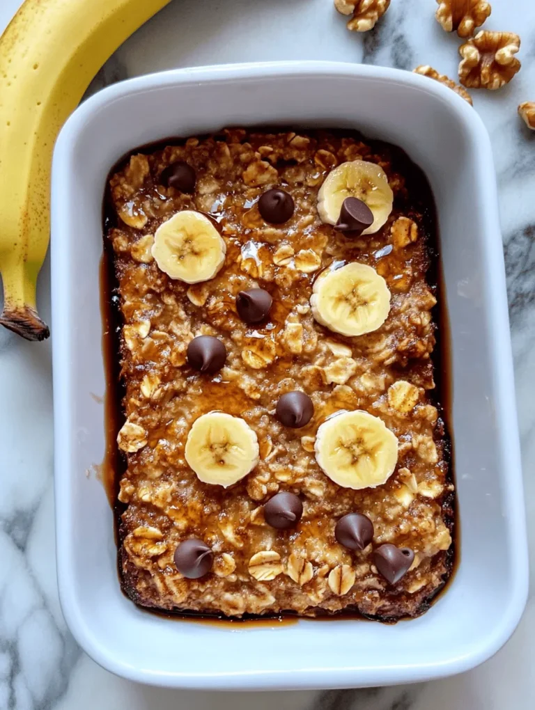 Banana Bread Baked Oatmeal is quickly becoming a staple in kitchens across the globe, transforming the classic flavors of banana bread into a nutritious breakfast option that is perfect for busy mornings. This delightful dish combines the comforting textures of baked oatmeal with the sweet, familiar taste of ripe bananas, creating a wholesome meal that not only satisfies your cravings but also fuels your day.