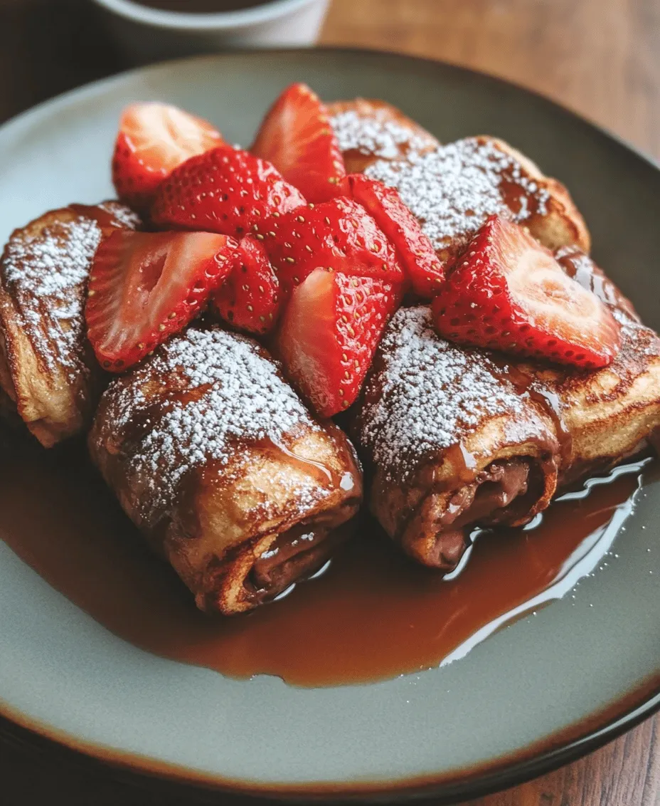 Welcome to the delightful world of creative breakfast options where traditional meets modern in the most delicious ways. If you’re a fan of French toast, get ready to indulge in an innovative twist that will elevate your breakfast game—Strawberry Nutella French Toast Roll Ups. This recipe combines the classic flavors of French toast with the rich, creamy goodness of Nutella and the bright, fresh taste of strawberries. Perfect for brunches, family breakfasts, or even a sweet dessert, these roll-ups are sure to impress everyone at your table.