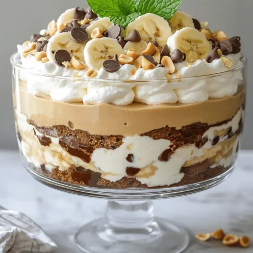 If you’re looking for a dessert that is both indulgent and easy to prepare, the Peanut Butter Banana Bliss Trifle is the perfect solution. This delightful trifle brings together the rich, creamy flavors of peanut butter and ripe bananas, layered beautifully to create a visually stunning dessert that is sure to impress at any gathering. Whether you’re hosting a family get-together, celebrating a special occasion, or simply in need of a sweet treat for yourself, this trifle is versatile enough to suit all occasions.