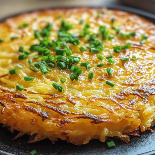 Hash browns have long stood as a beloved breakfast staple, cherished for their crispy texture and comforting flavor. Whether served alongside eggs or as part of a hearty brunch spread, these golden potato shreds have a way of brightening the morning table. However, while traditional hash browns are undoubtedly delicious, they can sometimes feel a little predictable. Enter the Giant Hash Brown Delight—a creative spin on this classic dish that is sure to impress your family and friends.