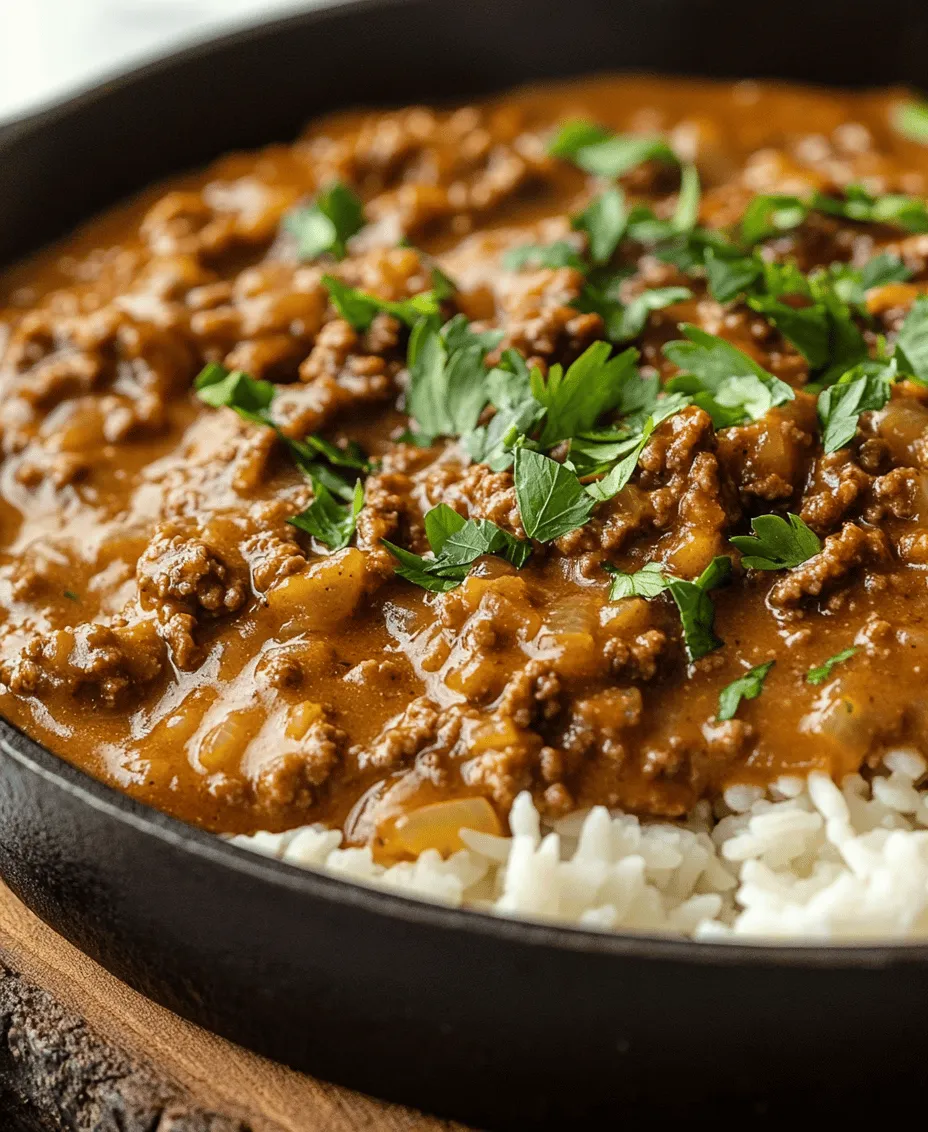 Hamburger Gravy Delight is the epitome of comfort food, a dish that warms both the heart and the soul. This hearty meal combines savory ground beef with a rich, creamy gravy, creating a satisfying experience that is perfect for any family dinner. The appeal of Hamburger Gravy Delight lies not just in its delicious flavor, but also in its simplicity and adaptability. This dish can be whipped up quickly on a busy weeknight or savored during a leisurely Sunday dinner, making it a staple in many households.