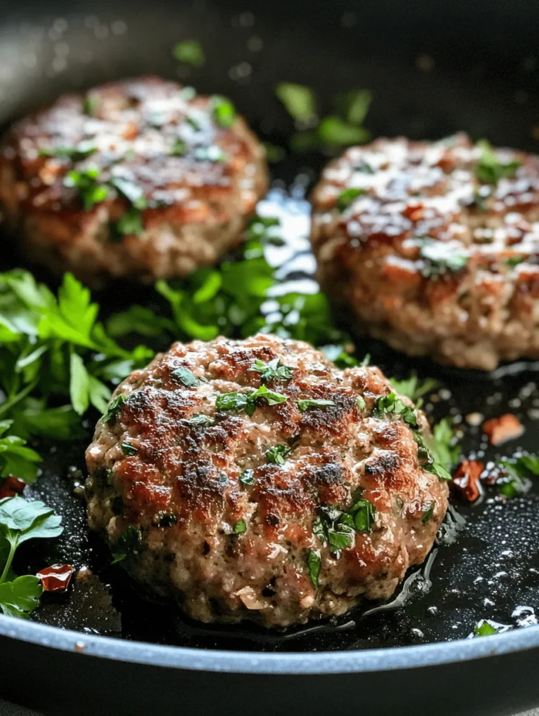 To create the perfect savory Italian sausage patties, it’s essential to understand the key ingredients that contribute to their deliciousness. Each component plays a crucial role in flavor, texture, and overall enjoyment of the dish.