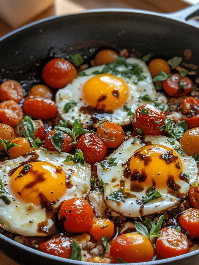 The Caprese Baked Eggs recipe is an exciting culinary creation that brings a delightful twist to the classic Italian Caprese salad. This dish not only tantalizes the taste buds with its vibrant flavors but also serves as a nutritious option for breakfast, brunch, or a light dinner. Imagine the rich, creamy texture of baked eggs paired with the freshness of ripe cherry tomatoes, fragrant basil, and gooey mozzarella cheese. It’s a perfect harmony of flavors that captures the essence of Italian cuisine in each bite.