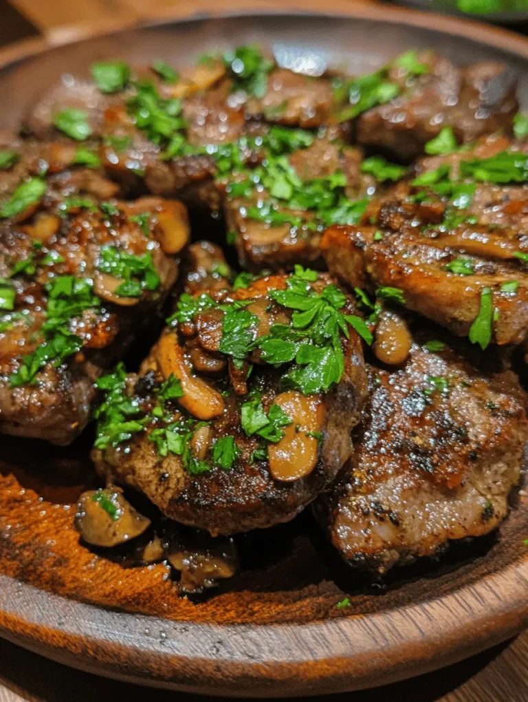 Sizzling Beef Blade Steaks with Rich Mushroom Sauce is not merely a dish; it's a culinary experience that tantalizes the palate and warms the heart. This dish combines succulent blade steaks with a creamy, flavorful mushroom sauce, creating a delightful harmony of flavors and textures that will make any dinner feel special. Whether you're hosting a dinner party or enjoying a quiet evening at home, this recipe is sure to impress.