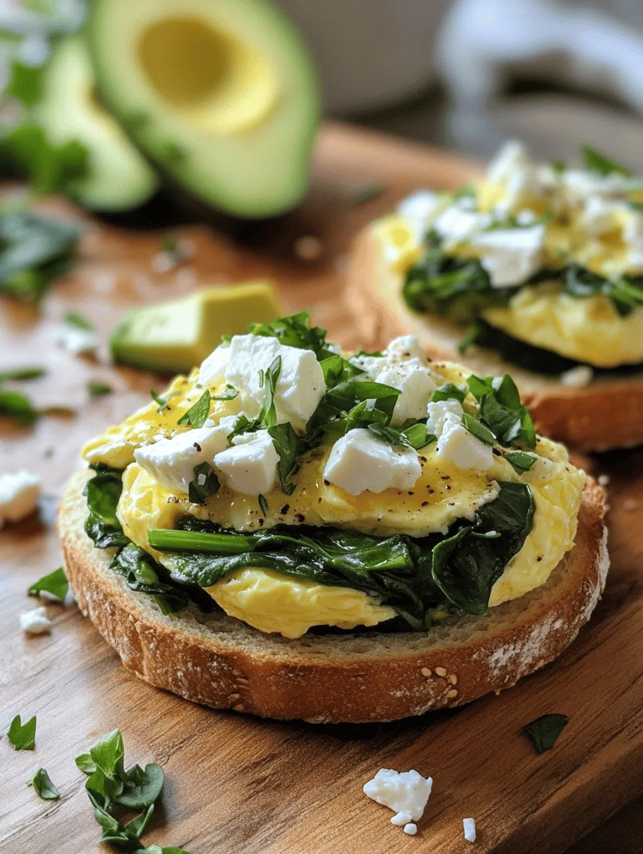 Begin your day with a delicious and nutritious breakfast by preparing Morning Greens & Feta Sandwiches. This recipe combines the wholesome goodness of eggs, spinach, and feta cheese, nestled between toasted whole grain English muffins. Ideal for busy mornings or meal prep, these sandwiches are not just easy to make but also packed with flavor and essential nutrients.