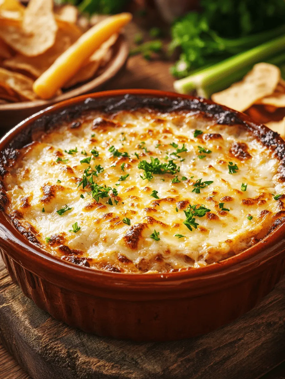 Cheesy Baked Hot Onion Dip is the ultimate comfort food that combines rich flavors, creamy textures, and a warm, inviting aroma. This dip is a staple at social gatherings, from casual get-togethers to festive celebrations, making it a must-have for any food lover. The allure of warm, cheesy dips lies not only in their taste but also in their ability to bring people together, creating a communal experience centered around delicious bites and hearty laughter.