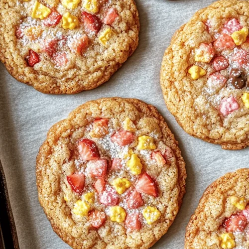 If you're looking for a delightful treat that combines nostalgia with vibrant flavors, look no further than strawberry crunch cookies. These cookies are a delightful twist on traditional recipes, providing a unique blend of textures and tastes that will leave you craving more. The striking pink hue of the cookies, paired with a delightful crunch, makes them a feast for both the eyes and the palate. Perfect for family gatherings, picnics, or simply as a sweet indulgence at home, strawberry crunch cookies are sure to impress.