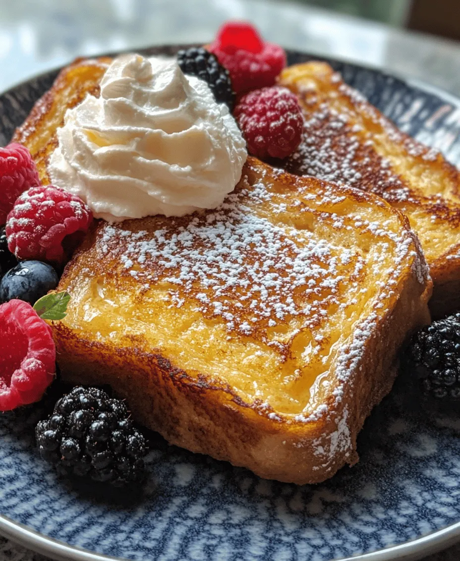 Imagine waking up to the tantalizing aroma of freshly baked French toast, perfectly caramelized and topped with a satisfying crunch. The Overnight Crème Brûlée French Toast is not just a breakfast; it’s an indulgent experience that transforms the familiar into the extraordinary. This recipe combines the traditional elements of French toast with the luxurious flavors of crème brûlée, creating a dish that is both creamy and crispy, rich and satisfying.