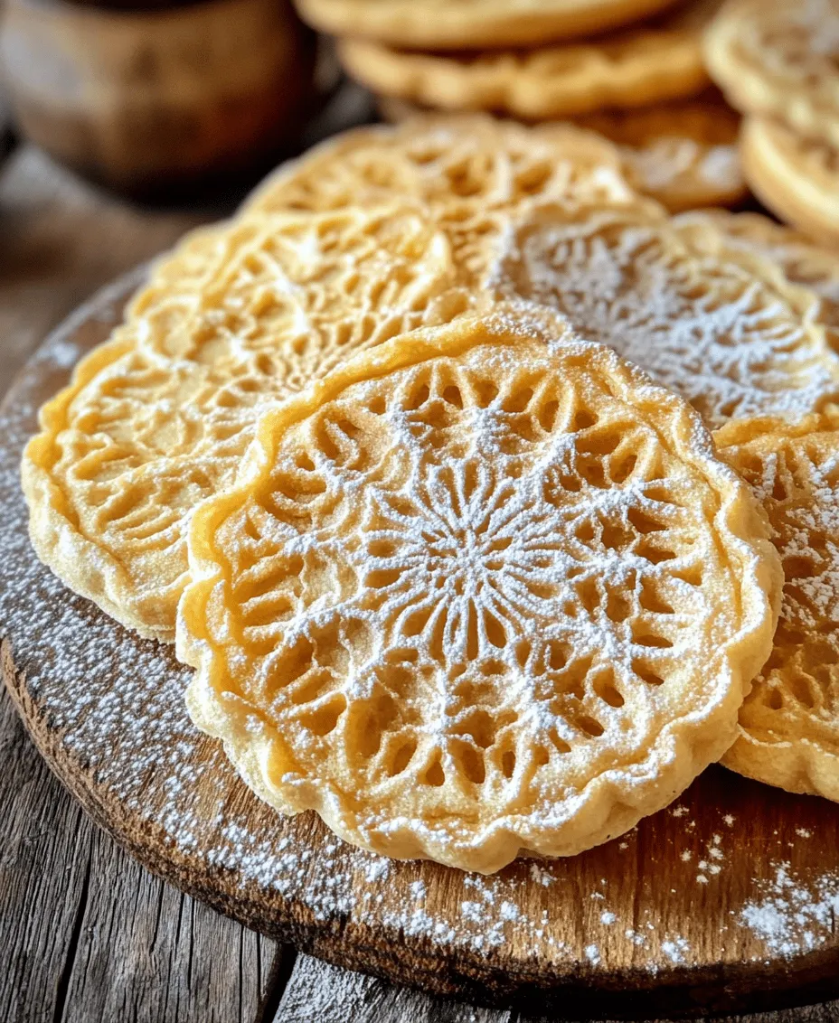 Pizzelle, a traditional Italian dessert, is a delightful combination of texture and flavor that has captivated dessert lovers around the world. These delicate, thin cookies are characterized by their intricate designs, often featuring beautiful lace-like patterns. Pizzelle not only serve as a delicious treat but also carry a rich historical significance, reflecting the deep-rooted culinary traditions of Italy. In many Italian families, the art of making pizzelle is passed down through generations, embodying the spirit of togetherness and the joy of sharing homemade treats.