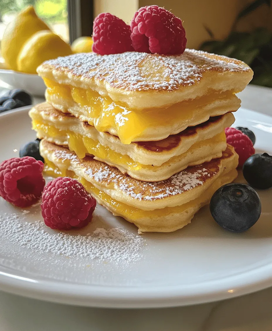 Imagine waking up to the enticing aroma of freshly made pancakes, only to discover they are filled with a luscious, tangy lemon curd. Lemon Curd Filled Pancakes are not just a breakfast item; they are a delightful experience that combines the comforting fluffiness of pancakes with the zesty brightness of lemon curd. This dish is perfect for breakfast or brunch, offering a refreshing twist to the traditional pancake experience.