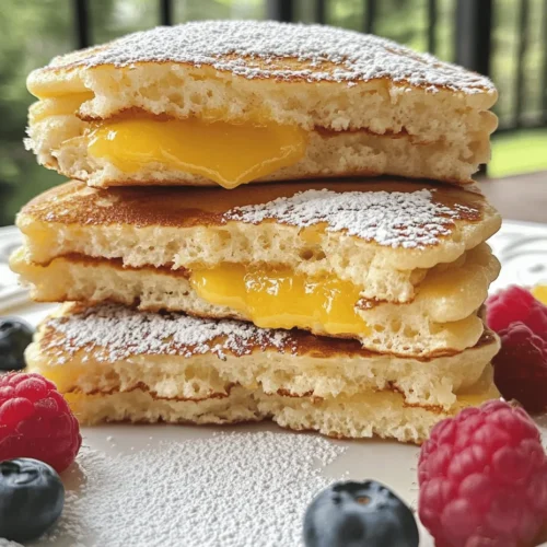 Imagine waking up to the enticing aroma of freshly made pancakes, only to discover they are filled with a luscious, tangy lemon curd. Lemon Curd Filled Pancakes are not just a breakfast item; they are a delightful experience that combines the comforting fluffiness of pancakes with the zesty brightness of lemon curd. This dish is perfect for breakfast or brunch, offering a refreshing twist to the traditional pancake experience.