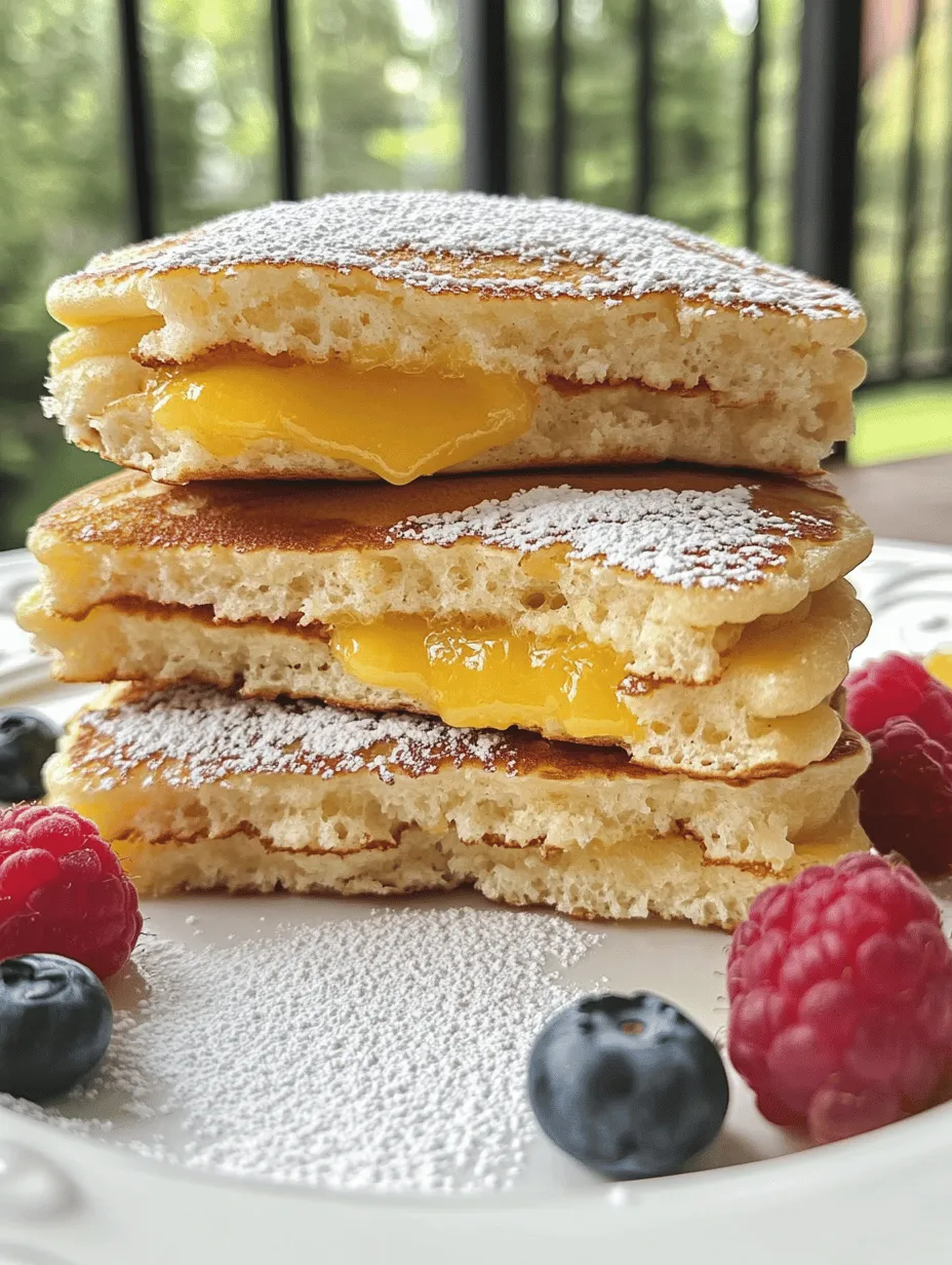 Imagine waking up to the enticing aroma of freshly made pancakes, only to discover they are filled with a luscious, tangy lemon curd. Lemon Curd Filled Pancakes are not just a breakfast item; they are a delightful experience that combines the comforting fluffiness of pancakes with the zesty brightness of lemon curd. This dish is perfect for breakfast or brunch, offering a refreshing twist to the traditional pancake experience.