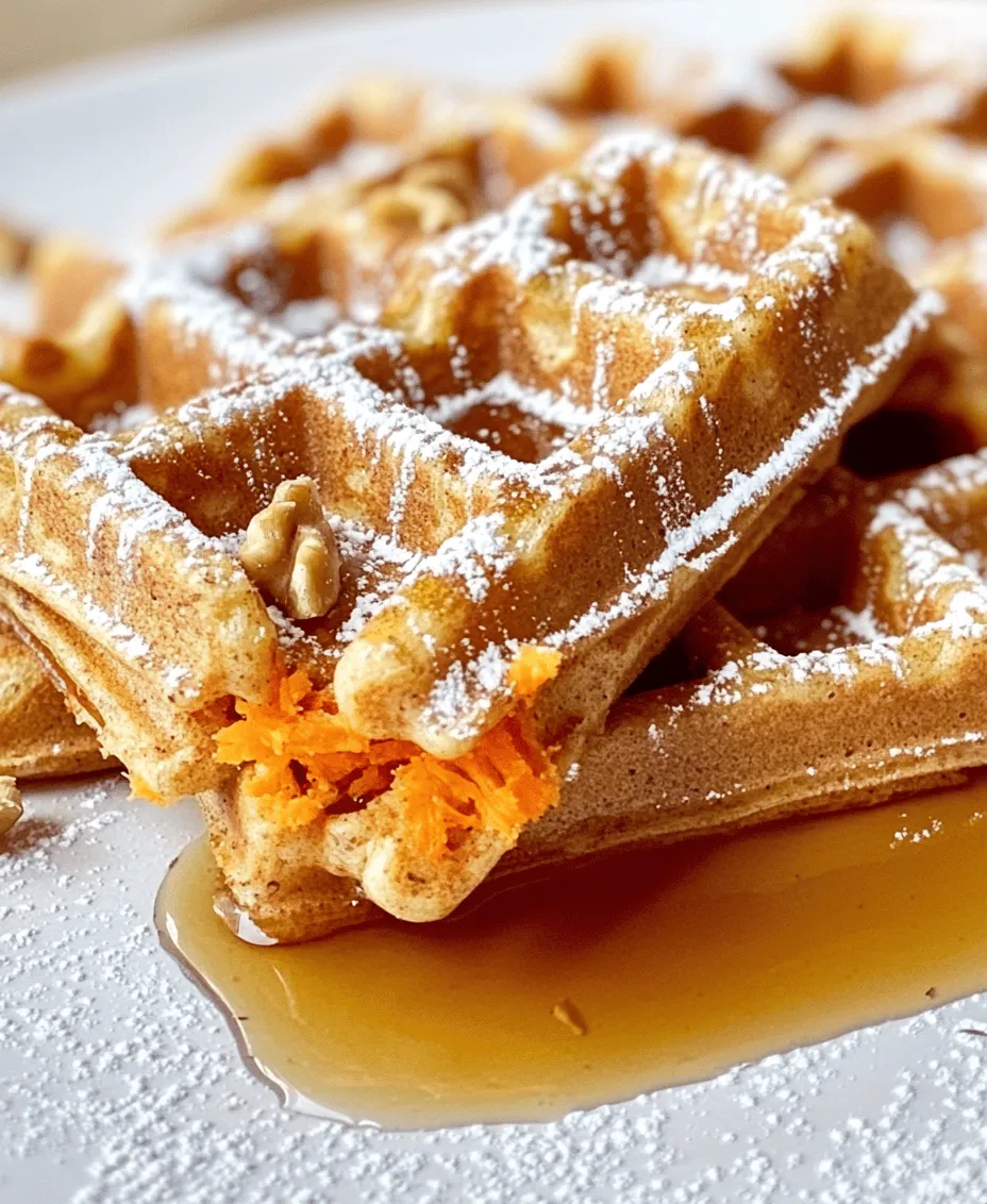 In the world of breakfast delights, waffles hold a special place, combining comfort and creativity in each bite. Their fluffy texture and ability to absorb toppings make them a favorite among both children and adults alike. If you're looking to elevate your morning routine with a nutritious twist, Whole Wheat Carrot Cake Waffles offer a delicious and wholesome option. These waffles are not just a treat for your taste buds; they are a healthy alternative to traditional waffles, packed with the goodness of whole wheat flour, fresh carrots, and the natural sweetness of applesauce and pineapple.