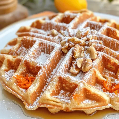 In the world of breakfast delights, waffles hold a special place, combining comfort and creativity in each bite. Their fluffy texture and ability to absorb toppings make them a favorite among both children and adults alike. If you're looking to elevate your morning routine with a nutritious twist, Whole Wheat Carrot Cake Waffles offer a delicious and wholesome option. These waffles are not just a treat for your taste buds; they are a healthy alternative to traditional waffles, packed with the goodness of whole wheat flour, fresh carrots, and the natural sweetness of applesauce and pineapple.