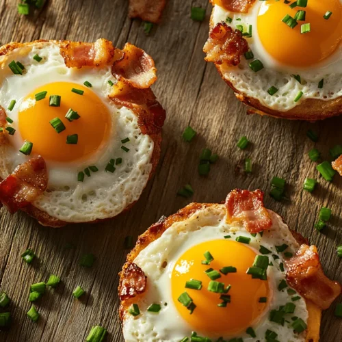 Kickstart your morning with a delightful burst of flavor and nutrition by trying out these Savory Bacon & Egg Breakfast Muffins. This scrumptious recipe combines crispy bacon, fluffy eggs, and melty cheddar cheese, all baked into a convenient muffin form. Ideal for busy mornings, meal prep, or as a crowd-pleasing brunch dish, these muffins are not only quick to prepare but also satisfying enough to keep you energized throughout the day. In this article, we will explore the essential ingredients, preparation methods, nutritional benefits, and variations of this tasty recipe, ensuring you have all the information needed to create the perfect breakfast muffins.