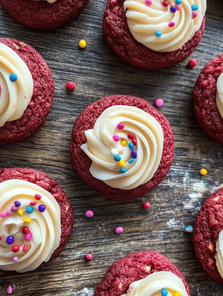 Indulging in the rich, decadent flavors of Crumbl Red Velvet Cupcake Cookies is an experience that transcends the ordinary. This delightful recipe marries the classic attributes of red velvet cake with the comforting familiarity of a cookie, resulting in a treat that's not only visually stunning but also bursting with flavor. The cookies are characterized by their soft, chewy texture, which is perfectly complemented by a luscious cream cheese frosting and a hint of white chocolate.