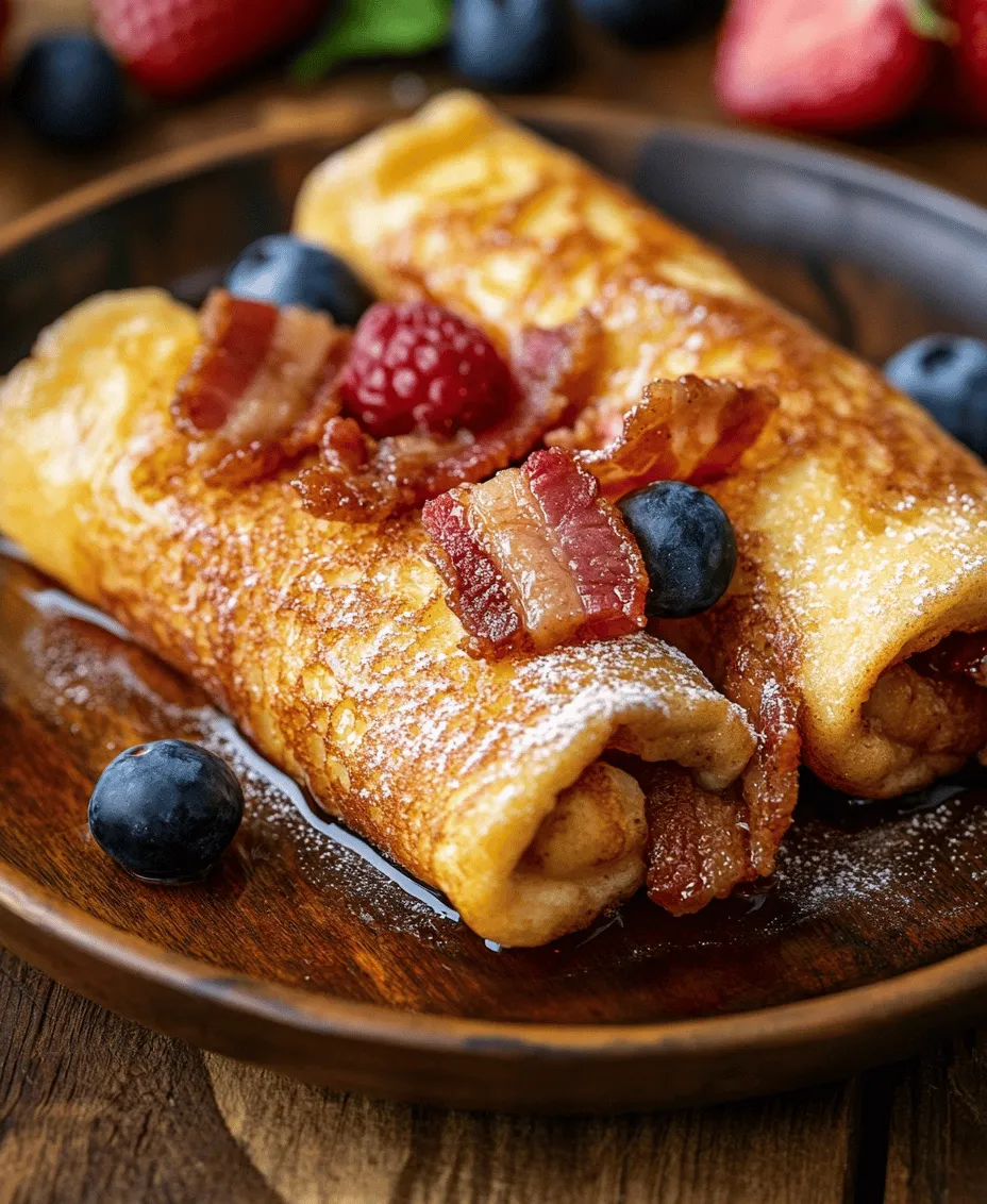 To create the perfect Bacon French Toast Roll Ups, it’s essential to start with high-quality ingredients that will enhance the overall flavor and texture of the dish. Let's delve into the key components that make this recipe special.