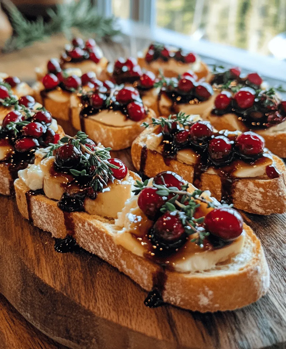 Welcome to a culinary delight that brings together the richness of creamy Brie, the tartness of balsamic roasted cranberries, and the satisfying crunch of crispy crostini. This recipe for Crispy Crostini with Balsamic Roasted Cranberries and Creamy Brie offers an elegant yet simple appetizer that is sure to impress your guests at any gathering. The combination of textures and flavors creates a perfect harmony, making these crostinis not just a snack but an experience.