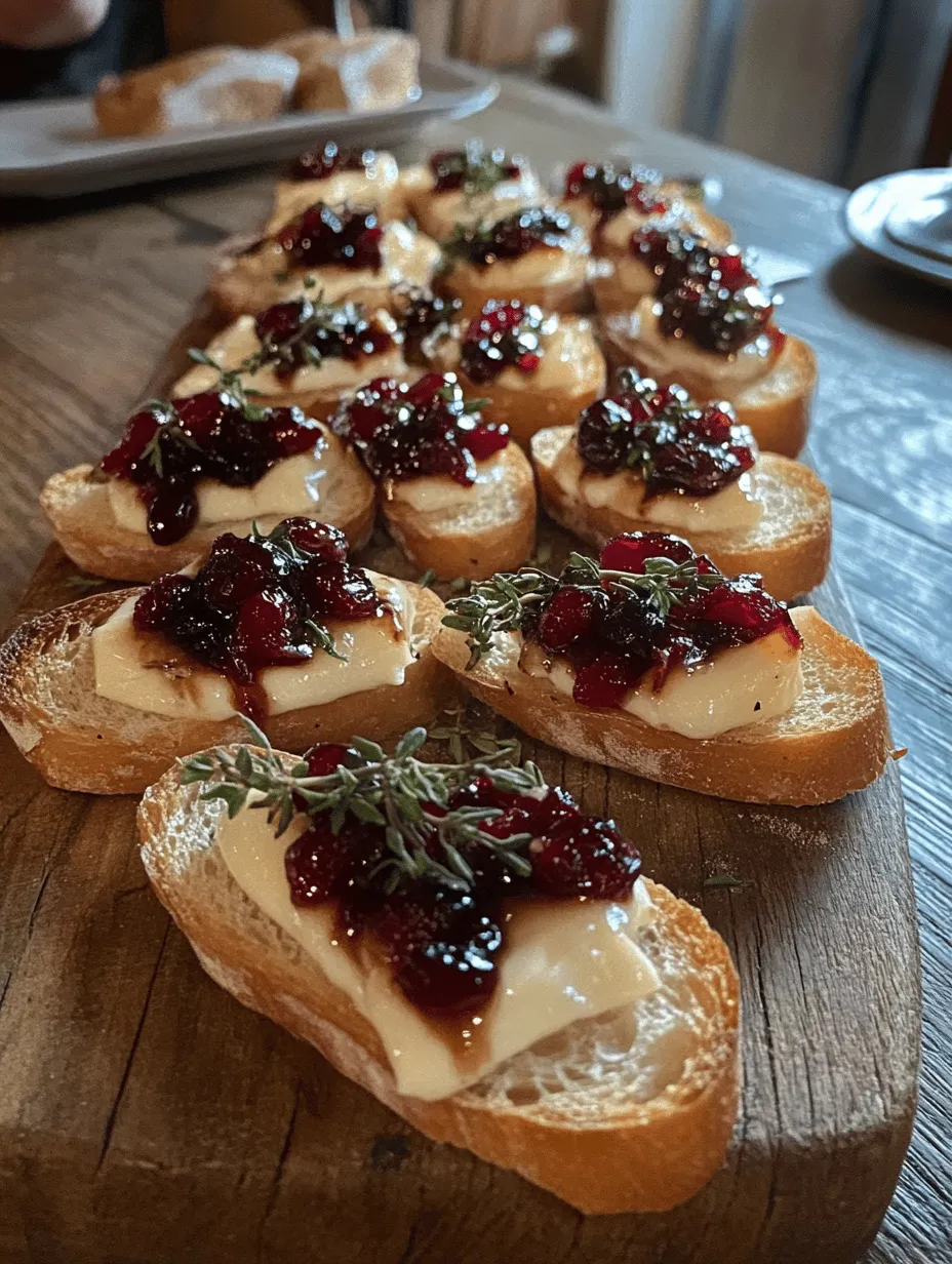 Welcome to a culinary delight that brings together the richness of creamy Brie, the tartness of balsamic roasted cranberries, and the satisfying crunch of crispy crostini. This recipe for Crispy Crostini with Balsamic Roasted Cranberries and Creamy Brie offers an elegant yet simple appetizer that is sure to impress your guests at any gathering. The combination of textures and flavors creates a perfect harmony, making these crostinis not just a snack but an experience.