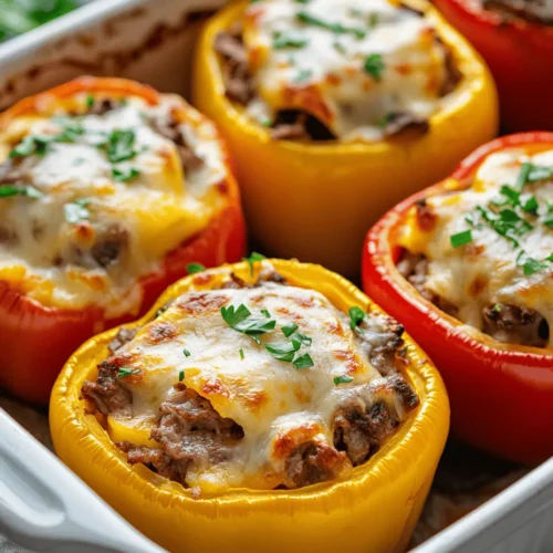 Stuffed peppers have earned their place as a beloved dish in kitchens around the world, celebrated for their versatility and the way they can be tailored to suit various tastes and dietary preferences. Whether filled with rice, beans, or an array of vegetables, these colorful vessels are not only visually appealing but also provide a delightful fusion of flavors in every bite. In recent years, stuffed peppers have evolved to incorporate a variety of cuisines, and one particularly enticing combination is the Philly cheesesteak loaded stuffed pepper.