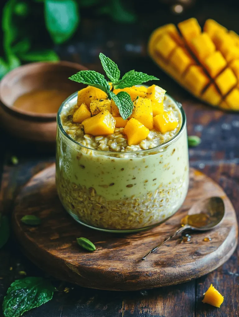 In recent years, overnight oats have surged in popularity as a convenient and nutritious breakfast option. These no-cook oats are soaked overnight in liquid, allowing them to absorb flavors and soften to a creamy consistency. With minimal preparation, overnight oats can be customized in countless ways, making them a versatile choice for busy mornings. Among the many delightful variations, Mango Lassi Overnight Oats stand out as a tropical twist that combines the nutritious benefits of oats with the rich, creamy flavor of mango lassi.